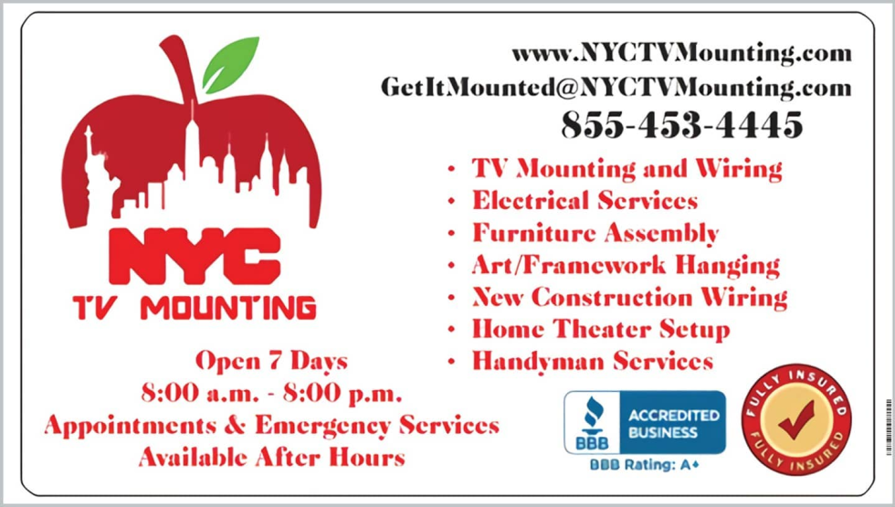 NYC TV Mounting Service